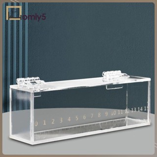 [Homyl5] กล่องอะคริลิคใส ขนาดเล็ก พร้อมสเกล สําหรับเลี้ยงปลา