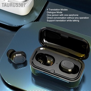 Taurus307 หูฟังแปลภาษา Bluetooth 84 ภาษาหูฟังนักแปลไร้สายสเตอริโอแบบเรียลไทม์สำหรับการโทรเพลง