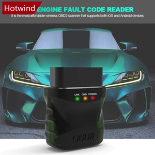 Hotwind เครื่องสแกนเนอร์วินิจฉัยรถยนต์ OBD2 EOBD บลูทูธ ELM327 V1.5 สําหรับ Android IOS J7S9