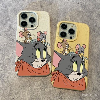 เคสป้องกันโทรศัพท์มือถือ ลายอนิเมะแมว และหนูน่ารัก สําหรับ iPhone 13 11 14promax 12 x xr xsmax 78