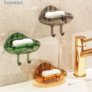 Twinkle ชั้นวางสบู่ แบบใส ติดผนังห้องน้ํา ไม่ต้องเจาะรู