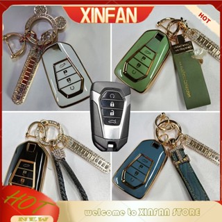 Xinfan ISUZU เคสกุญแจรีโมตรถยนต์ TPU สําหรับ ISUZU X Series Dmax Mux 2021 D-max MU X 2023 ISUZU MU-X 2023