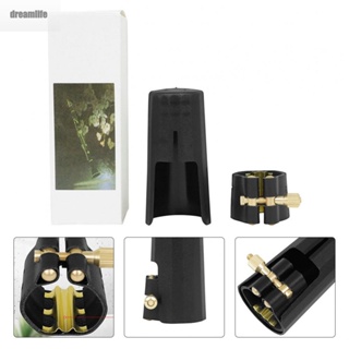 【DREAMLIFE】Sax Leather Ligature With Cap Accessories For Clarinet Ligature Mouthpiece