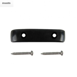 【DREAMLIFE】Black Thumb Rest Tug Bar Finger Pull For Fender Jazz Bass Guitar +Screws  UK!