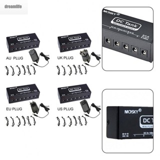 【DREAMLIFE】MOSKYaudio Compact Power Supply for 6 Guitar Effects Pedals Portable and Durable