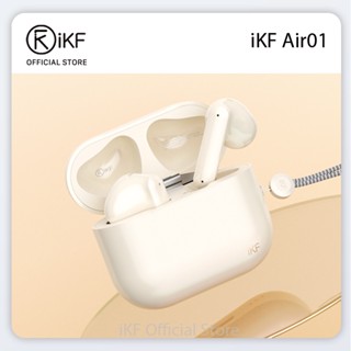 iKF Air01 หูฟังบลูทูธไร้สาย ตัดเสียงรบกวน HiFi V5.3 30 ชั่วโมง ใช้งานได้นาน