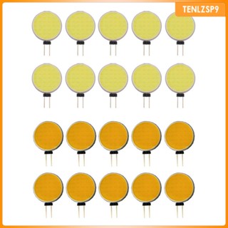 [tenlzsp9] หลอดไฟฮาโลเจน G4 LED DC 12V SMD COB สําหรับเรือ 10 ชิ้น