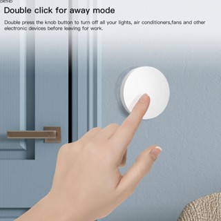 [พร้อมส่ง] [ใหม่!] Tuya Zigbee Smart Button Switch Wireless Remote One Key Control Scene Switch Button Controller Multi-scene Linkage Smart Switch Battery Powered