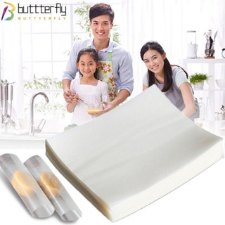 Buttterfly กระดาษห่อขนม ตังเม ข้าวเหนียว กินได้ 500 ชิ้น