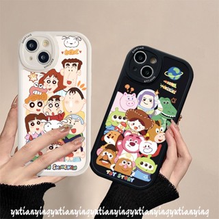 เคสนิ่ม ลายการ์ตูนชินจังน่ารัก สําหรับ Oppo A57 A77s A1K A3S A96 A17K A16E A92 A58 A76 A12 A5s A15 A7 A55 A54 A16 A78 A9 A5 A53 A74 A31 A95 A16K Reno 8T 7Z 5F เคส