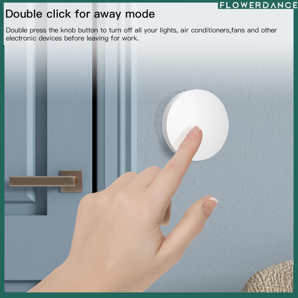 [ใหม่!] Tuya Zigbee Smart Button Switch Wireless Remote One Key Control Scene Switch Button Controll
