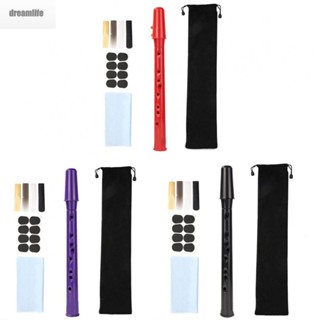 【DREAMLIFE】Pocket Saxophone Mouthpiece Cushions Plastic Saxophone Kits Wipe Cloth