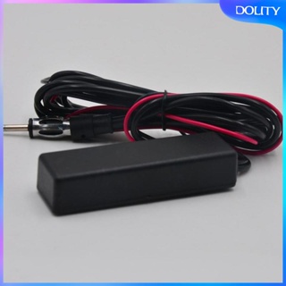 [dolity] เสาอากาศวิทยุ FM สเตอริโอ 12V สีดํา สําหรับยานพาหนะ เรือ มอเตอร์