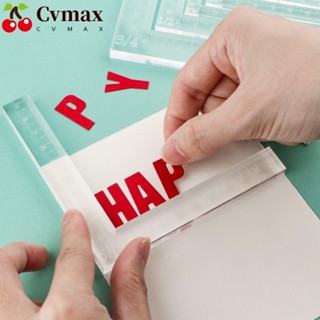 Cvmax ชุดเครื่องมือจัดตําแหน่ง รูปตัว L 7 ชิ้น ต่อชุด สําหรับสมุดภาพ การ์ด DIY