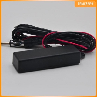 [tenlzsp9] เสาอากาศวิทยุ FM สเตอริโอ 12V สีดํา สําหรับรถยนต์ ยานพาหนะ เรือ