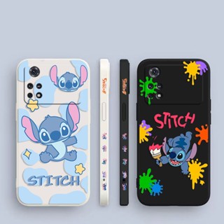 เคสโทรศัพท์มือถือ พิมพ์ลาย Stitch น่ารัก มีลายด้านข้าง สําหรับ Xiaomi POCO F5 X5 X4 X3 M5 M4 M3 F4 F3 C40 Redmi K60 K40 S Note 12 11 10 X Lite Pro Plus NFC GT 5 G