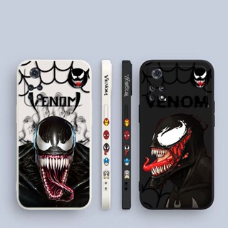 เคสโทรศัพท์มือถือ พิมพ์ลายการ์ตูน Venom Spiderman มีลายด้านข้าง สําหรับ Xiaomi POCO F5 X5 X4 X3 M5 M4 M3 F4 F3 C40 Redmi K60 K40 S Note 12 11 10 X Lite Pro Plus NFC GT 5 G