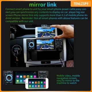 [tenlzsp9] เครื่องเล่น MP3 FM AUX USB 12 Led หน้าจอสัมผัส 4.1 นิ้ว สําหรับรถยนต์