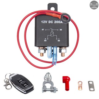 สวิตช์ตัดการเชื่อมต่อแบตเตอรี่ แบบไร้สาย 12V DC 200A ป้องกันแบตเตอรี่หมด สําหรับรถยนต์ รถบรรทุก รถบ้าน