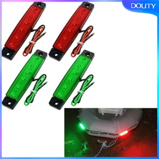 [dolity] แถบไฟ Led ติดเรือคายัค และคันชัก DC 12V 4 ชิ้น