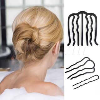 Black Hair Clip Simple Hair Accessories for Girls Women Braiding Curly Hair Clip DIY Hair Styling Tool Fashion Comb Clip INS Style