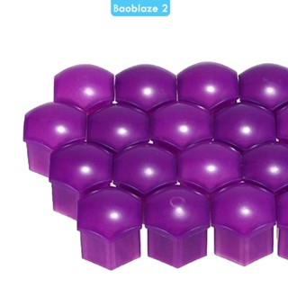 [baoblaze2] ฝาครอบน็อตล้อรถยนต์ 0.74 นิ้ว สีแดง