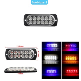 [baoblaze2] แถบไฟแฟลช LED 12 ดวง 12V 24V 36W สีขาว