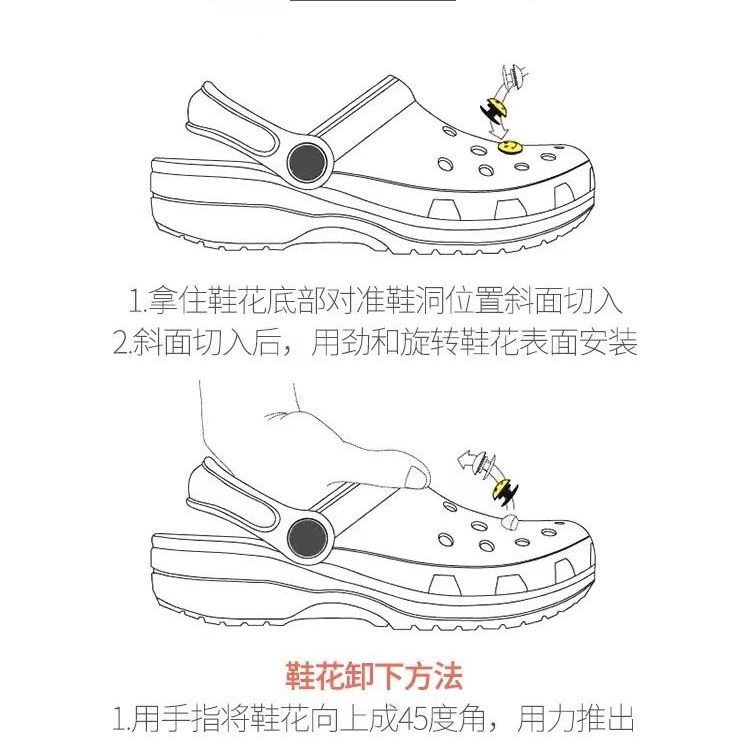Crocs jibbitz หัวเข็มขัดรองเท้ารูการ์ตูนน่ารัก Crocs charms Star Wars series รองเท้าแตะหัวเข็มขัดตกแต่งแฟชั่นรูเกาหลีรองเท้าดอกไม้