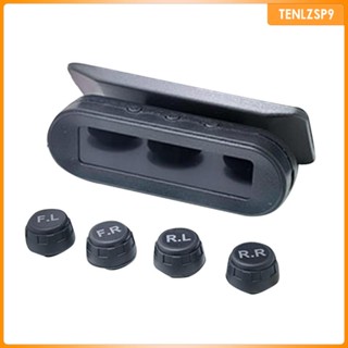 [tenlzsp9] ระบบแรงดันลมยางรถยนต์ สําหรับ Pickup Tow Travel Trailer Monitor Tire Pressure and Temperature