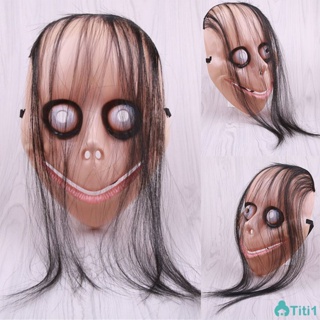 Halloween Horror Plus Ghost Face Mask Dance แสดงผู้หญิงทั้งร่าง Scary Mask Of Ghost House Props TH1