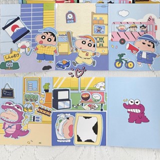 หนังสือแฮนด์เมด Sanrio Crayon Shin-chan Pochacco Quiet Book DIY ของเล่นสําหรับเด็ก