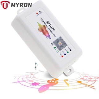 Myron ตัวควบคุมแถบไฟ LED บลูทูธ WIFI SP105E SP107E SP108E DC5-24V สําหรับแถบไฟ LED WS2812B WS2811