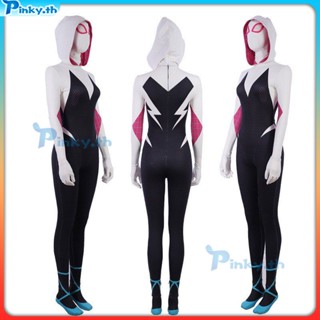 Gwynn Cos Spider Man Bodysuit Parallel Universe Movie Same Cosplay Halloween Clothing Bodysuit (pinky.th)