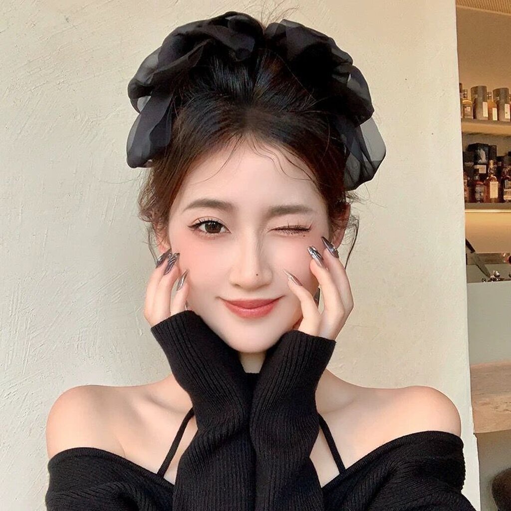 MYPINK กิ๊บติดผม กิ๊บโบว์ โบว์ติดผม ผู้หญิง โบว์ใหญ่