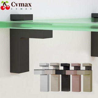 Cvmax แคลมป์หนีบประตูกระจก อุปกรณ์เสริมเฟอร์นิเจอร์ ตู้เสื้อผ้า ไร้กรอบ