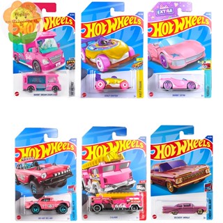 Toplan โมเดลรถยนต์ 1:64 Corvette Sweet Driver Dount Drifter Dream Champer สีชมพู