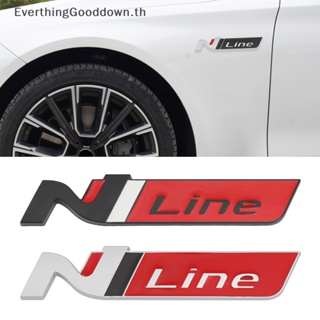 Ever สติกเกอร์ตราสัญลักษณ์โลหะ 3D สําหรับติดตกแต่งรถยนต์ Hyundai N LINE i30 i20 TH