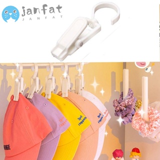 Janfat คลิปตะขอพลาสติก หมุนได้ 4.13 นิ้ว สีขาว สําหรับแขวนเสื้อผ้า 20 ชิ้น