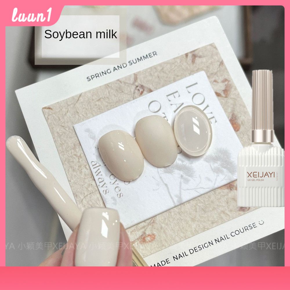 ยาทาเล็บยูวีเจลขวดนมแฟชั่นเจลทาเล็บความอิ่มตัวสูง 15 มล. ยาทาเล็บคุณภาพสูงที่ละเอียดอ่อนและเรียบเนียนง่ายต่อการทาเล็บเจล COD