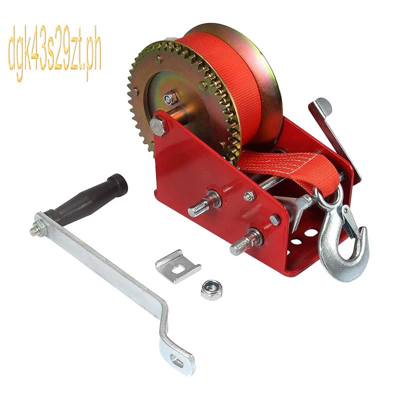 เรือ Winch 3500Lbs ความจุ Heavy Duty Hand Winch, Hand Winch Boat Trailer Winch, Manual Winch พร้อม 1