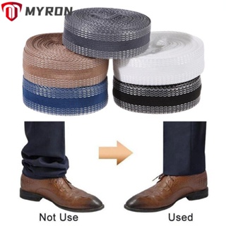 Myron ม้วนเทปโพลีเอสเตอร์ 1 เมตร มีกาวในตัว 5 สี สําหรับกางเกงยีน 10 ชิ้น