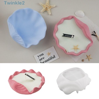 Twinkle แม่พิมพ์ซิลิโคน รูปหอยสังข์ สไตล์มหาสมุทร สําหรับทําเทียน DIY