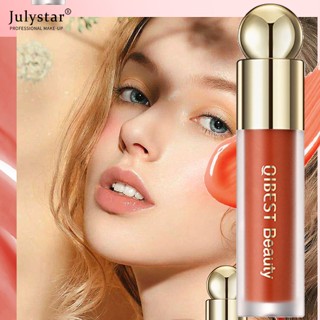 JULYSTAR บลัชออนแบบน้ำ, บลัชออนครีมเนื้อนุ่ม, ผิวด้านแบบธรรมชาติ, ทิ้นท์แก้มฉ่ำน้ำ, ให้ความชุ่มชื้นน้ำหนักเบา Blendable Feel 5 สี