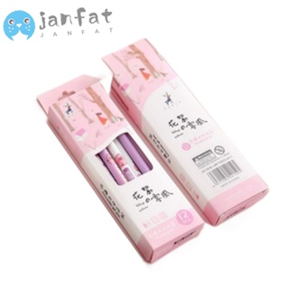 Janfat ปากกาเจล หมึกสีน้ําเงิน 0.5 มม. ลบได้ อุปกรณ์สําหรับใช้ในบ้าน 12 ชิ้น