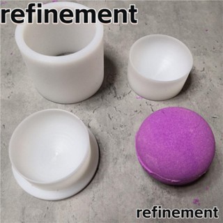 Refinement แม่พิมพ์พลาสติก ทรงกลม สําหรับทําสบู่ แชมพู สบู่ รูปโดนัท