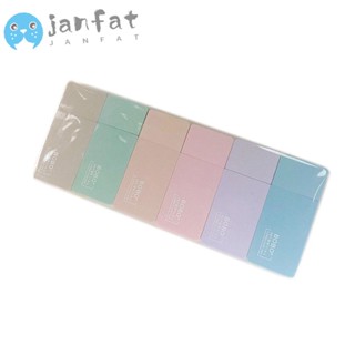 Janfat เทปลบคําผิด สีขาว 6 แพ็ก อุปกรณ์สํานักงาน พลาสติก สไตล์ INS