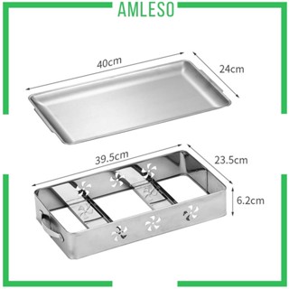 [Amleso] เตาเผาทําความร้อน น้ําหนักเบา สไตล์เกาหลี สําหรับย่างบาร์บีคิว