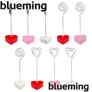 Blueming2 คลิปไม้ ทรงสี่เหลี่ยม สําหรับหนีบรูปภาพ ตัวเลข ตกแต่งโต๊ะ วันวาเลนไทน์