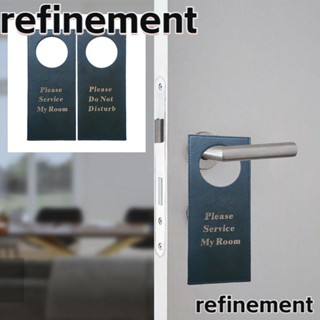 Refinement ป้ายเตือน หนัง PU สองด้าน กันน้ํา สําหรับติดประตูโรงแรม