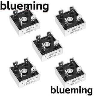 Blueming2 วงจรเรียงกระแสไดโอด เฟสเดียว KBPC5010 50A 1000V 4 ขา 5 ชิ้น